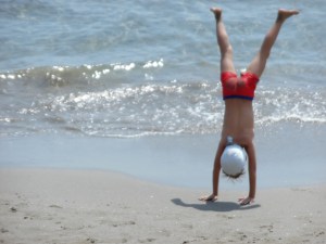 Bambino-spiaggia
