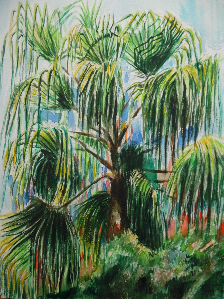 Palm-Palme-Aquarelle-Watercolour