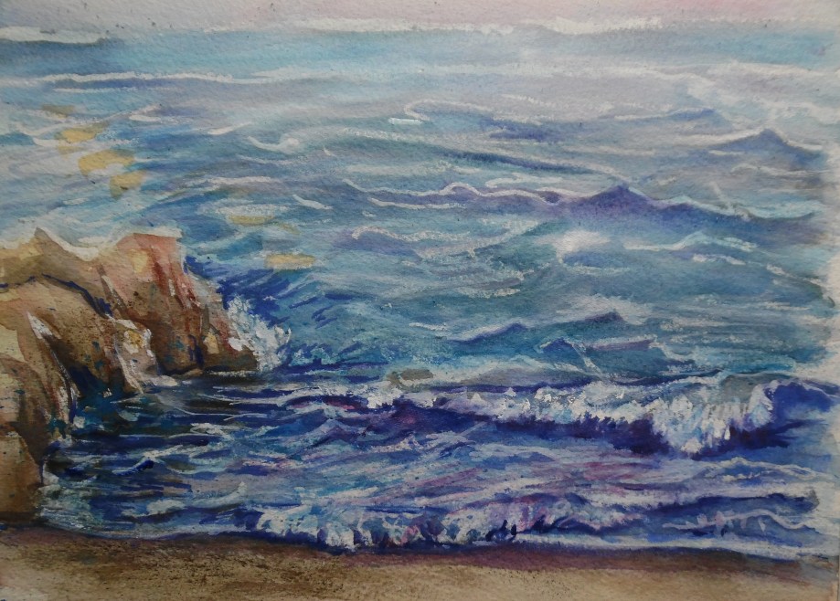 Mare-Seascape-Aquarell-Watercolour-Nadia-Baumgart