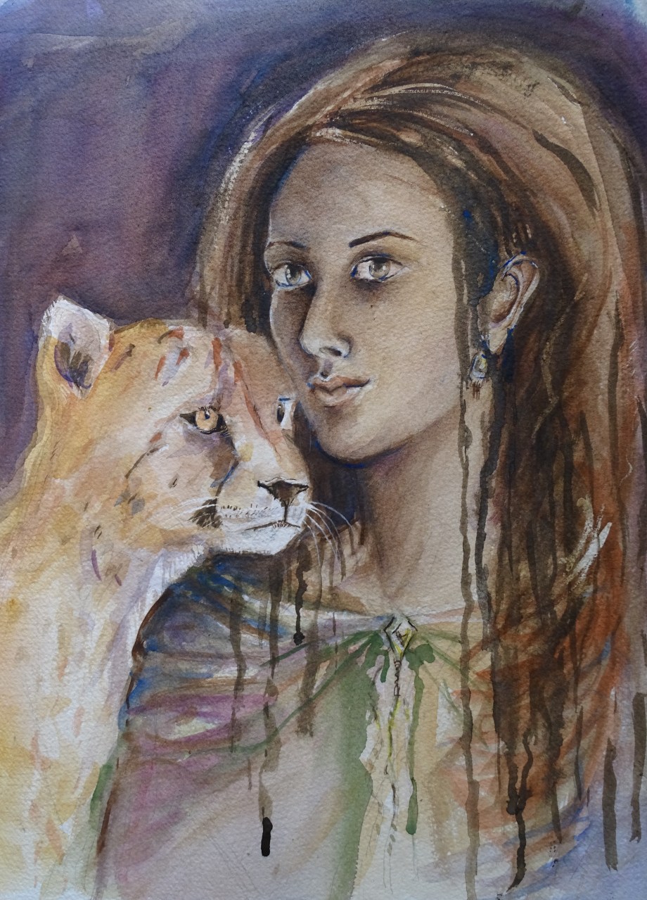 Melancolie-Aquarell-Watercolour-Nadia-Baumgart