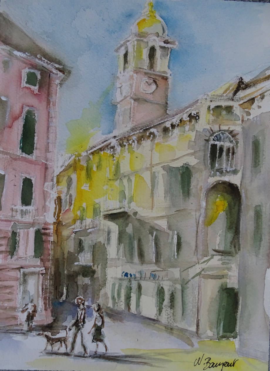Finale-Ligure-Aquarell-Nadia-Baumgart