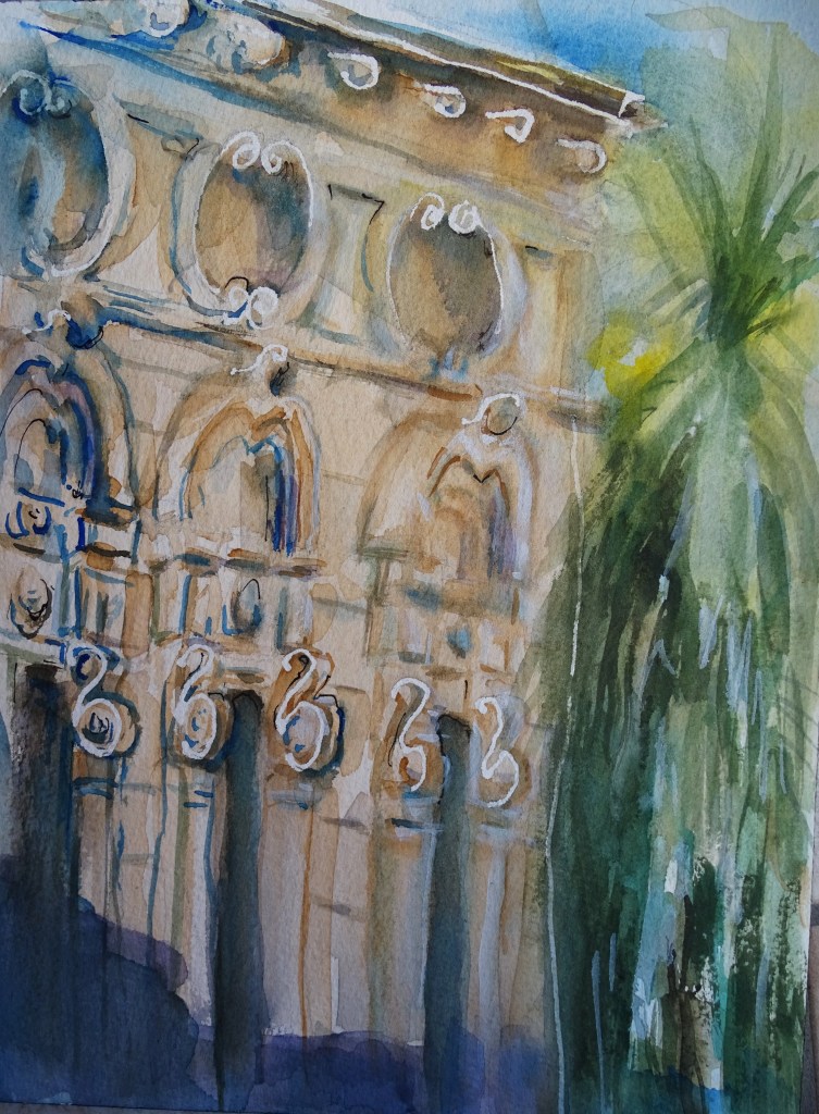 Taggia-Liguria-Acquerello-Nadia-Baumgart