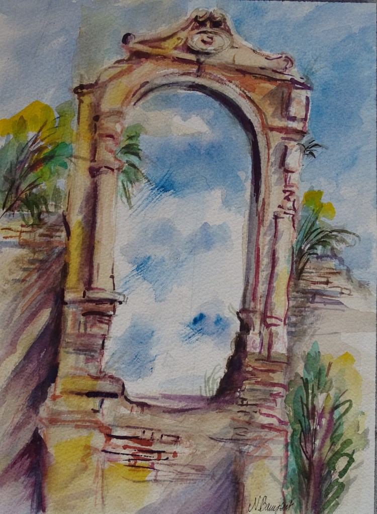 Albenga-Aquarell-Watercolour-Nadia-Baumgart-3