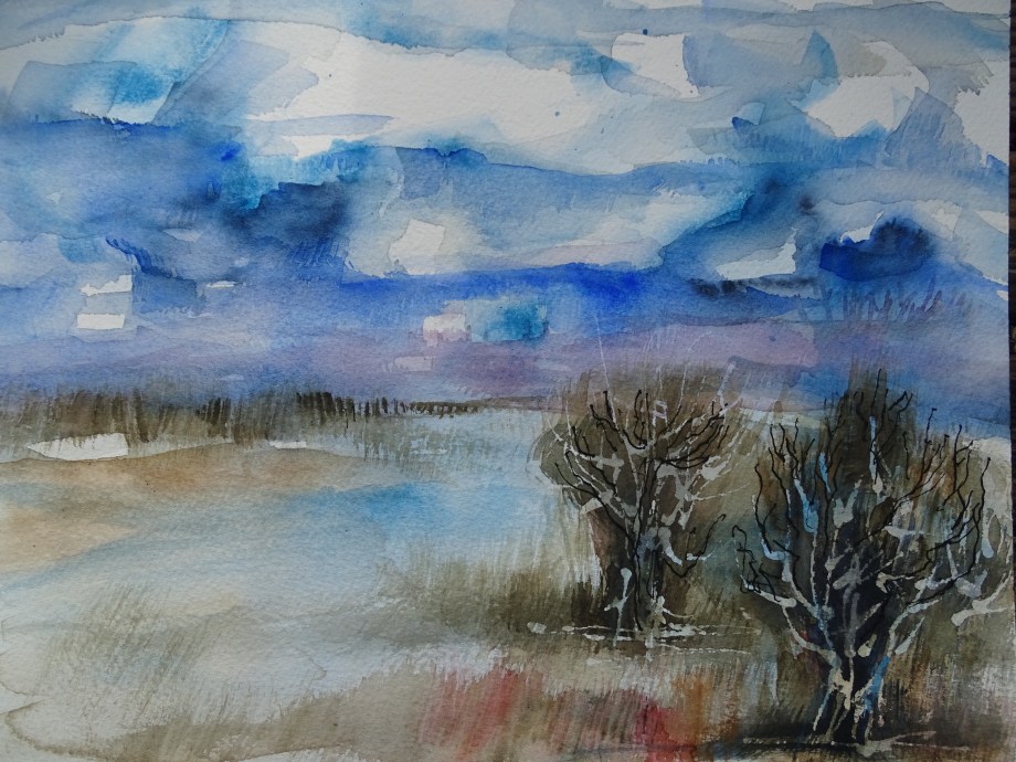 Silence-watercolor-Nadia-Baumgart