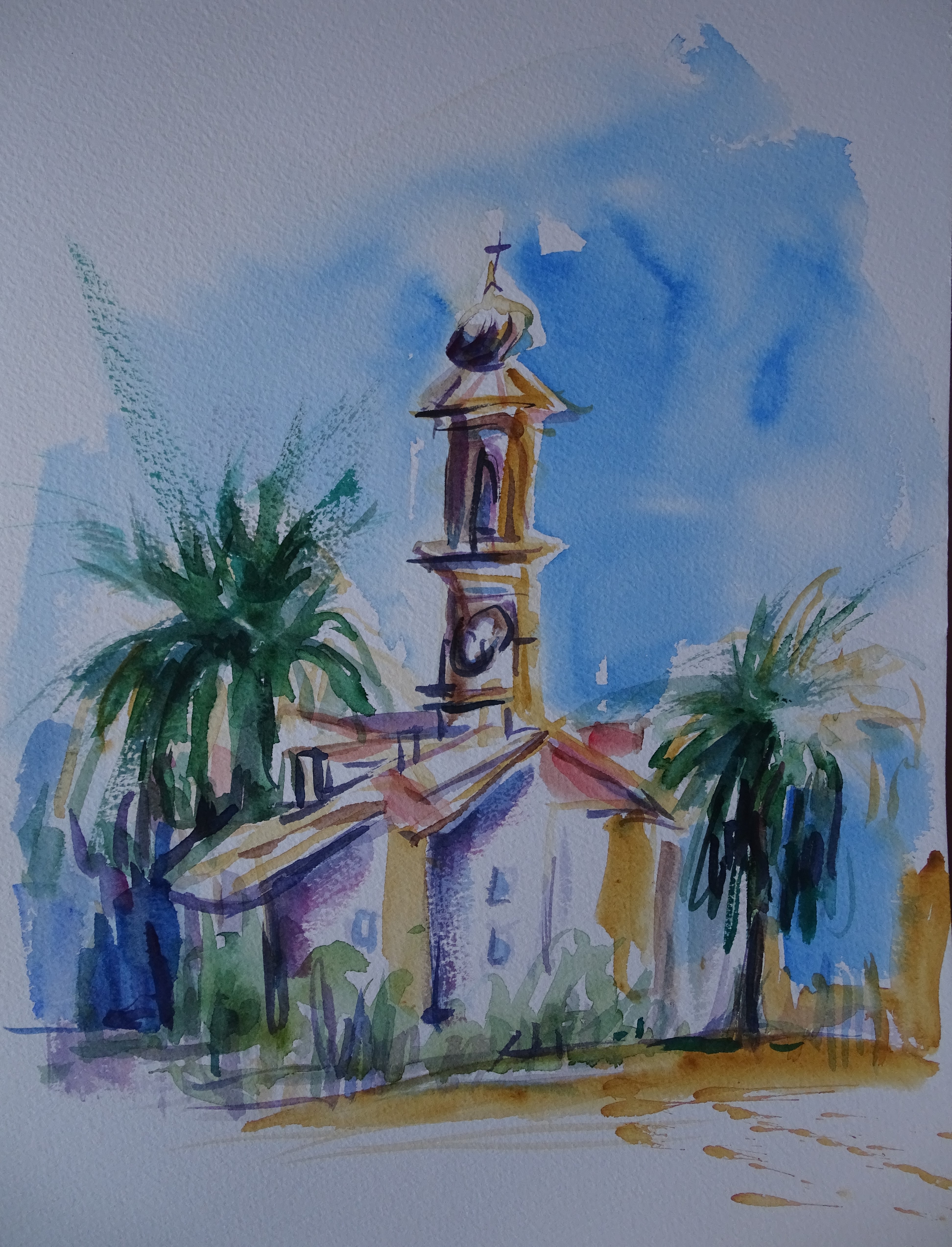 italien-riviera-watercolour-nadia-baumgart