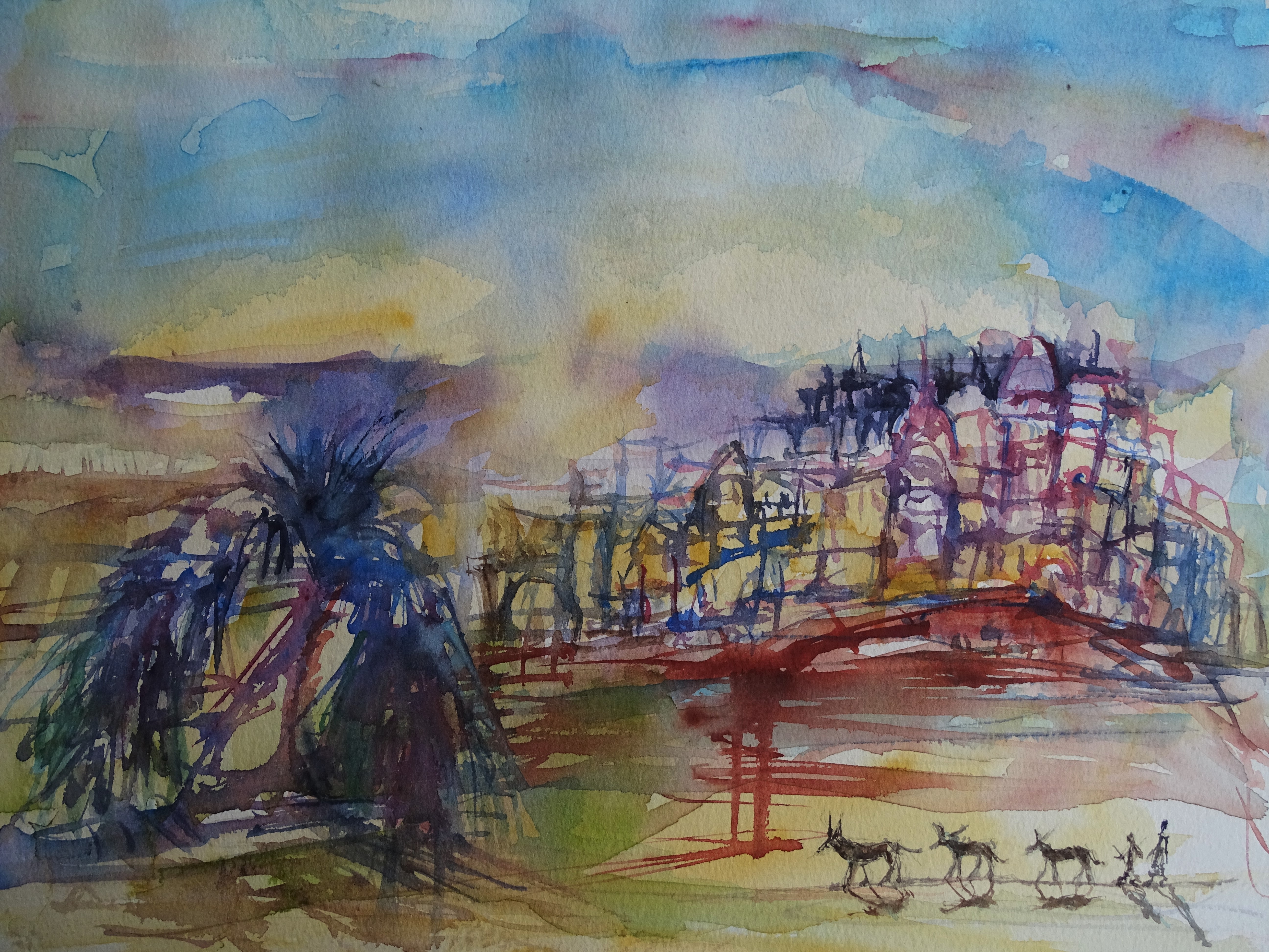 oriental-dream-aquarell-watercolour-nadia-baumgart-2