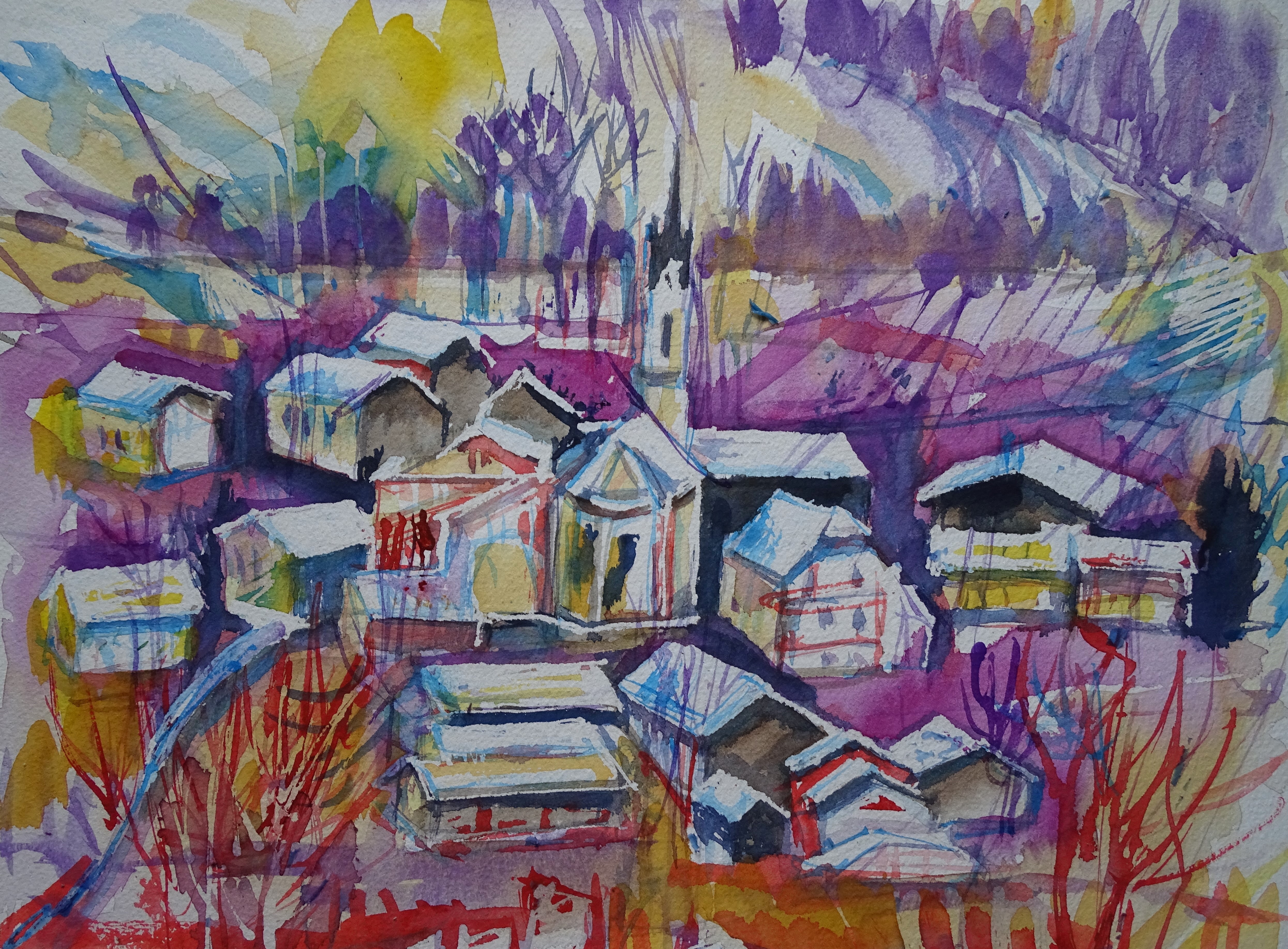 winter-in-niederbayern-aquarell-nadia-baumgart
