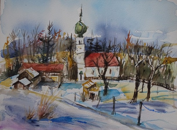 hoelzlberg-bad-birnbach-asenham-aquarell-nadia-baumgart