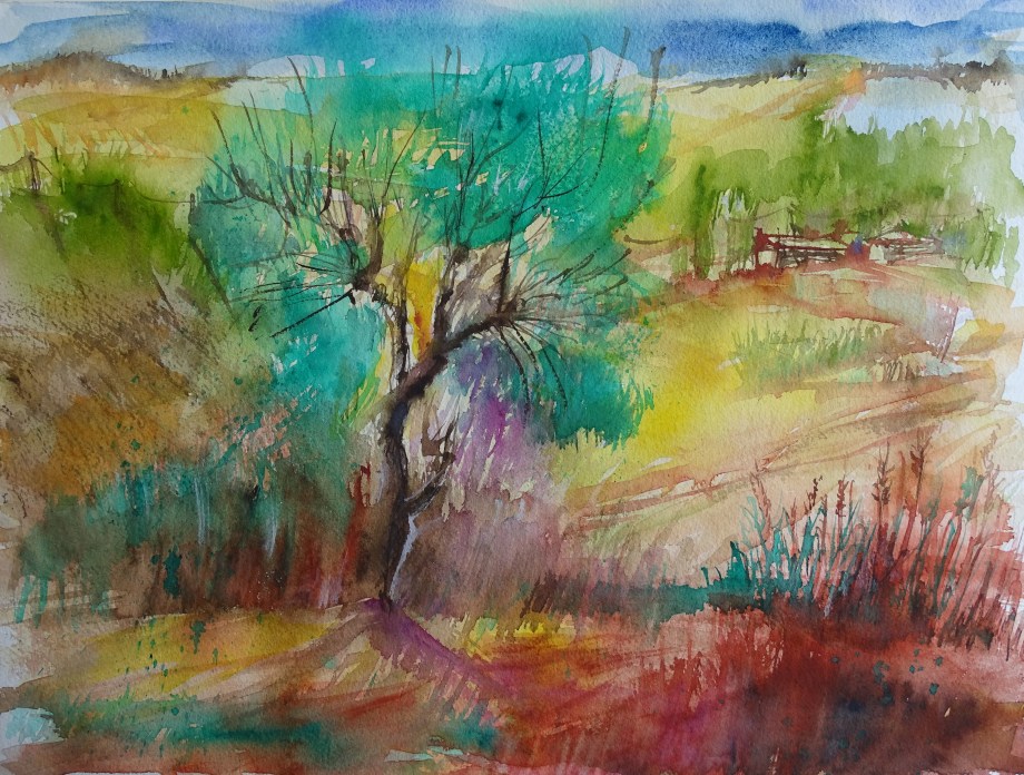 Frühling-im-Rottal-Aquarell-Nadia-Baumgart