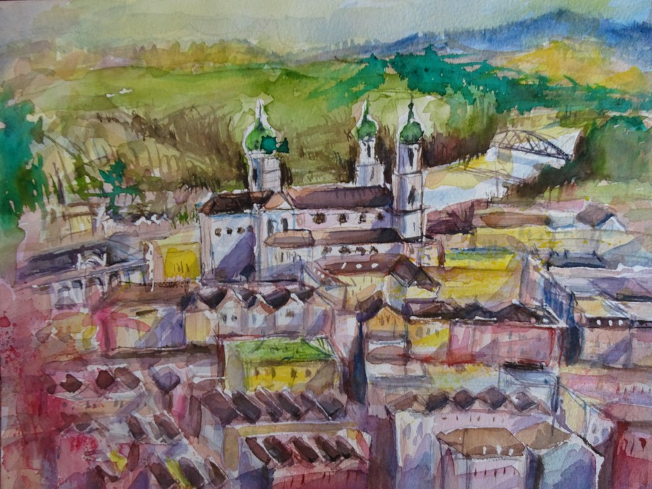 Passau-Aquarelle-Nadia-Baumgart