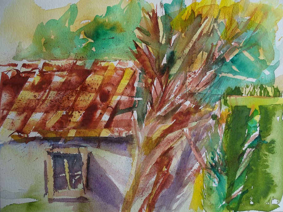 Haus-Aquarell-Nadia-Baumgart