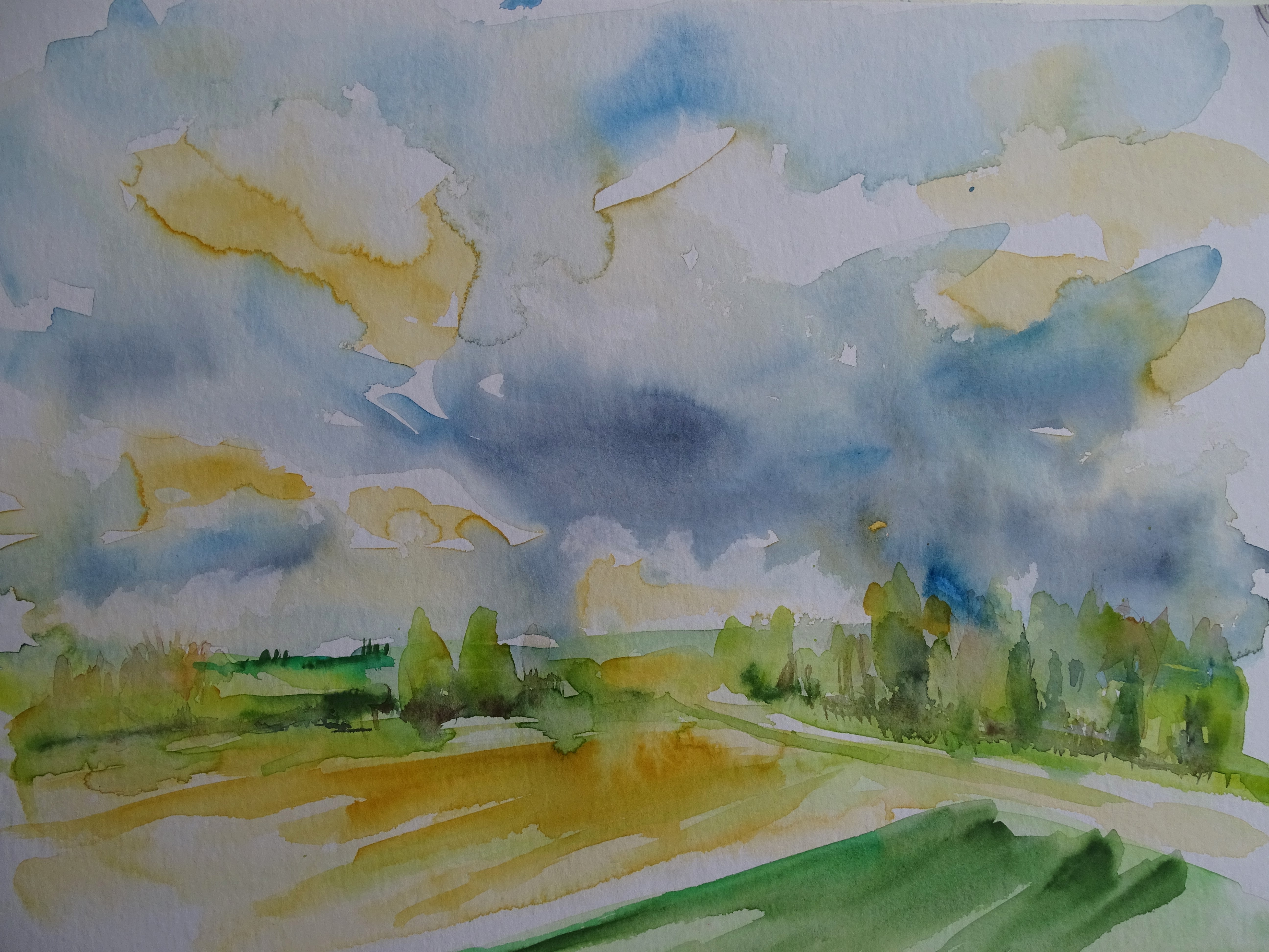 Sous-le-ciel-Aquarelle-Nadia-Baumgart