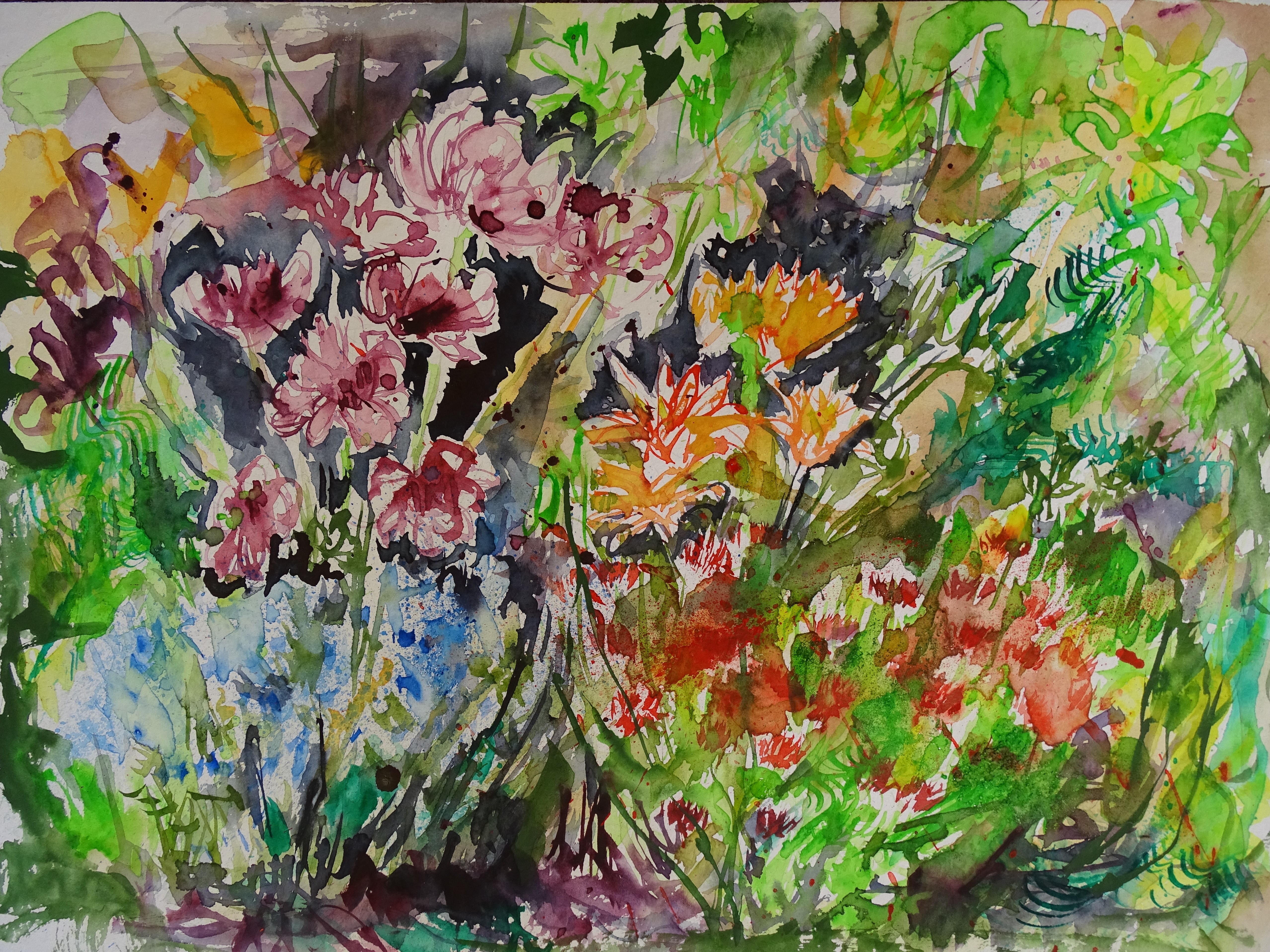 Mein Garten-Aquarelle-Nadia-Baumgart