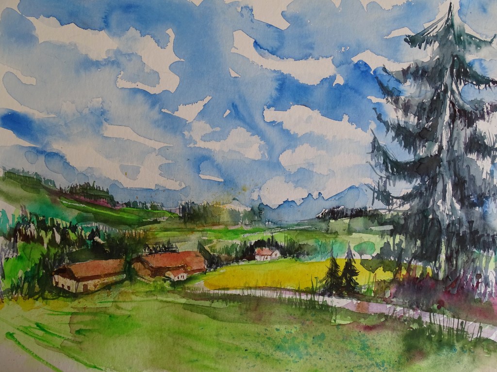 Rottal-Arnstdorf-Aquarelle-Nadia-Baumgart-