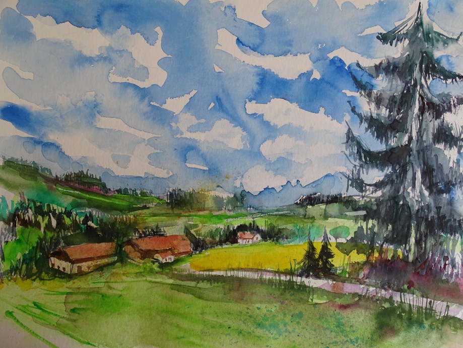 Rottal-Arnstdorf-Aquarelle-Nadia-Baumgart-