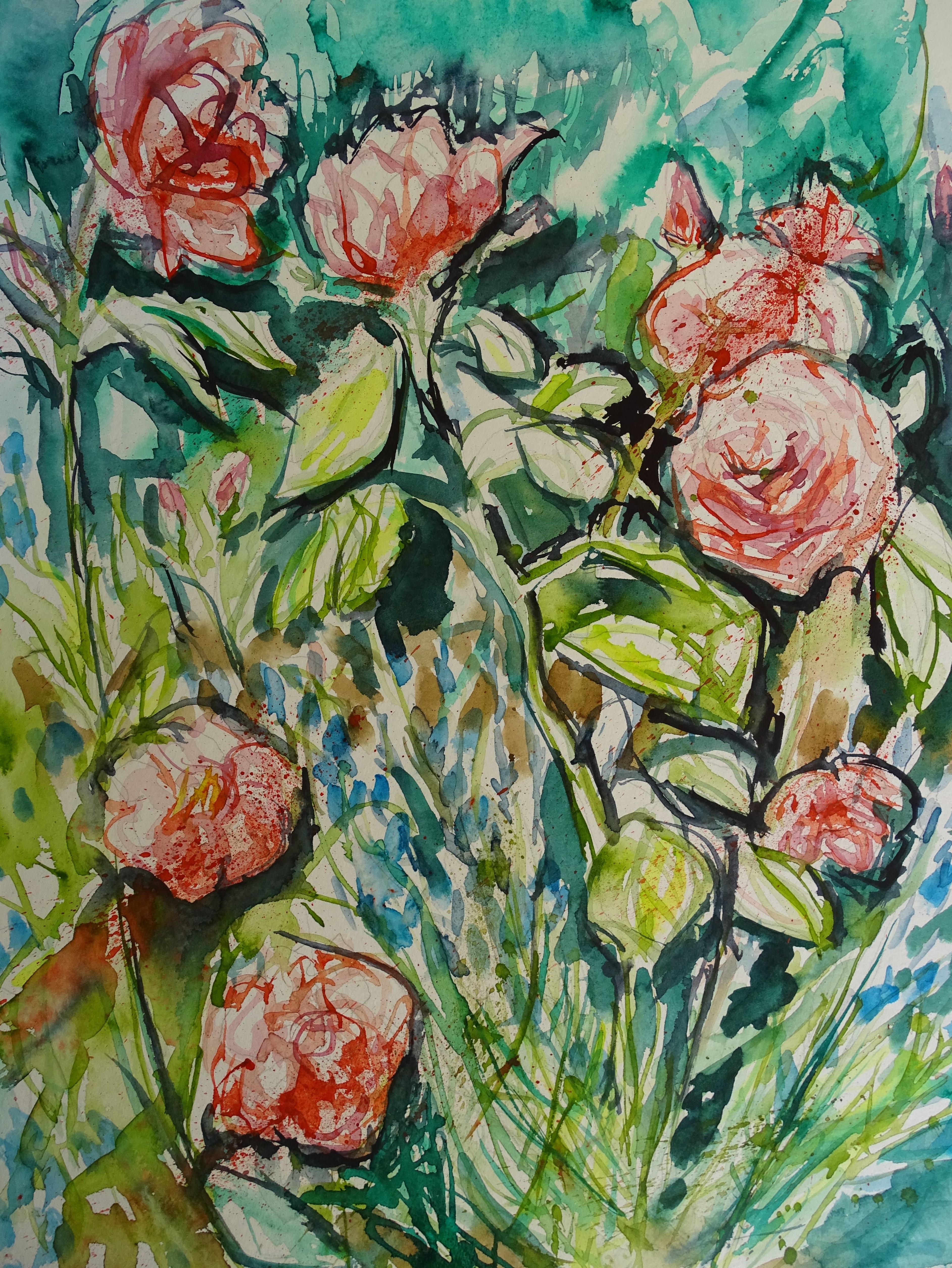 Blumen-Aquarelle-Nadia-Baumgart