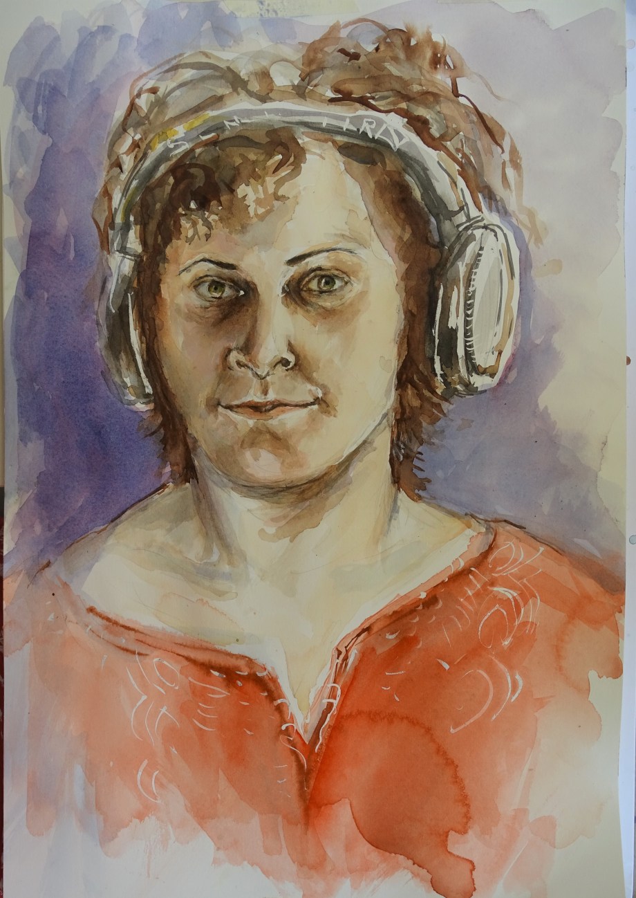 Selbstportrait-Aquarell-Nadia-Baumgart-2