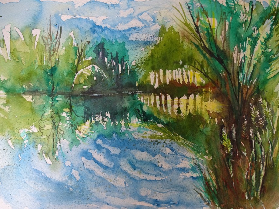 Teich-Aquarelle-Nadia-Baumgart-2