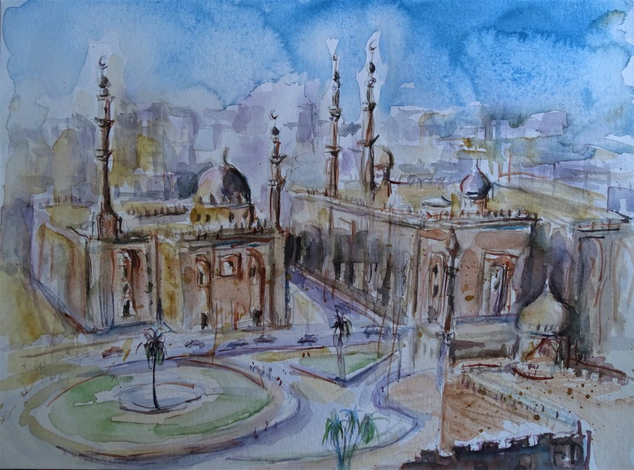 Kairo-Aquarelle-Nadia-Baumgart