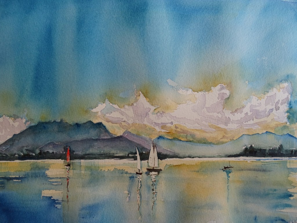 Chiemsee-Aquarelle-Nadia-Baumgart-2