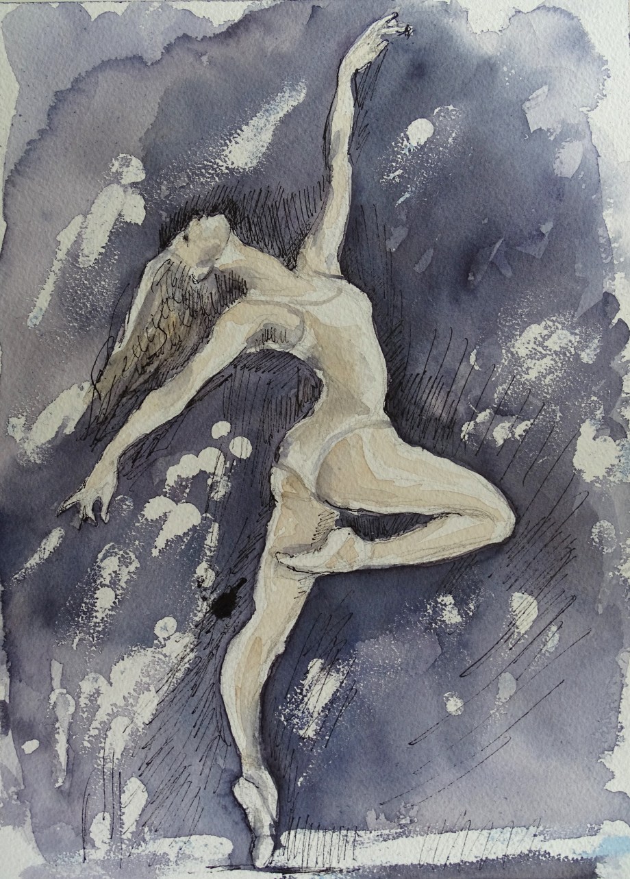 Jazzdance-Aquarelle-Nadia-Baumgart
