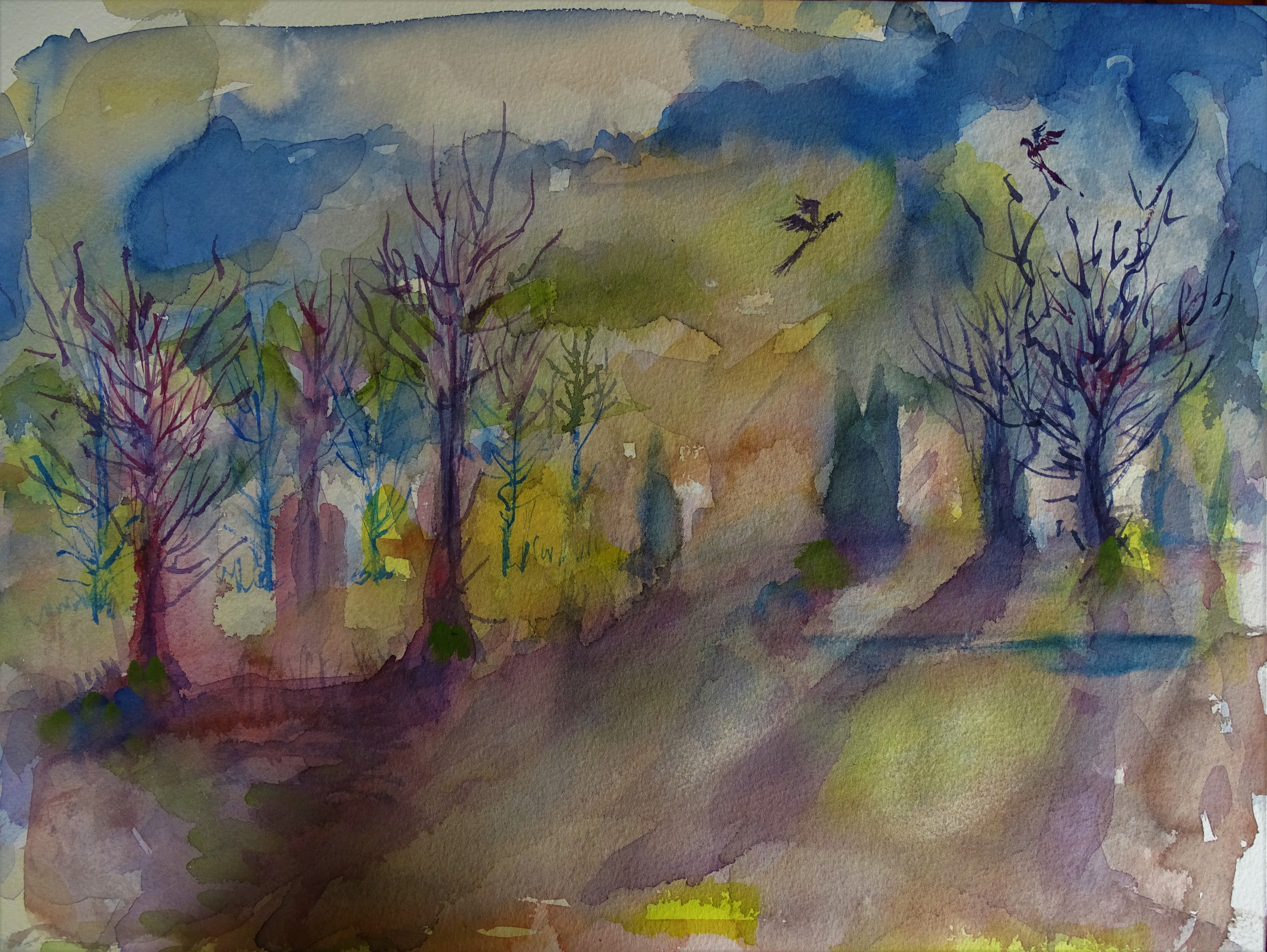 Traumwald-Aquarelle-Nadia-Baumgart