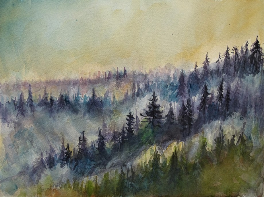 Wald-Arbersee-Aquarelle-Nadia-Baumgart-3