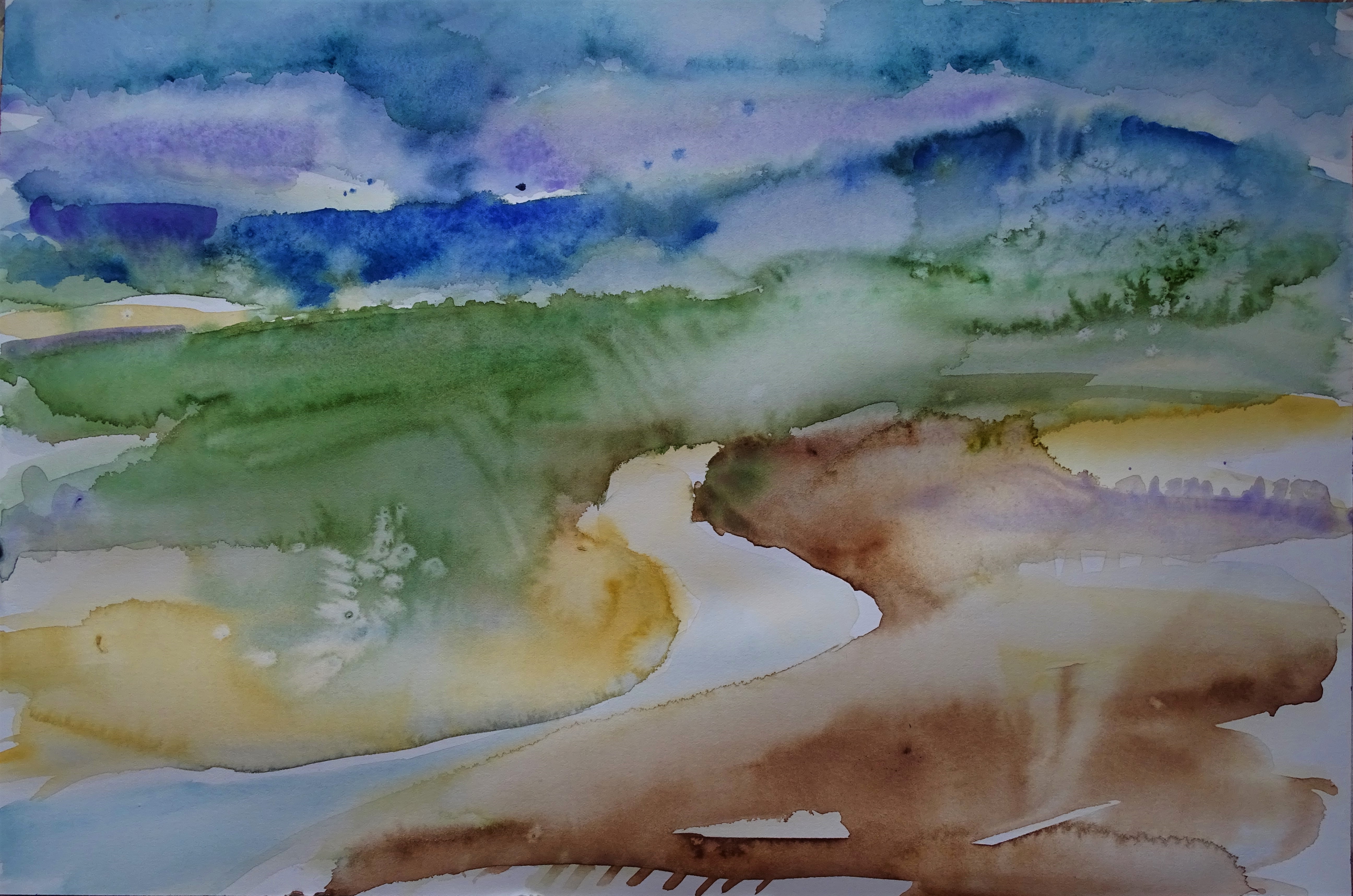 Donau-Aquarelle-Nadia-Baumgart