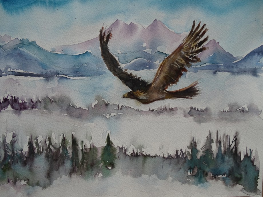 Freedom-Aquarell-Malerei-Nadia-Baumgart