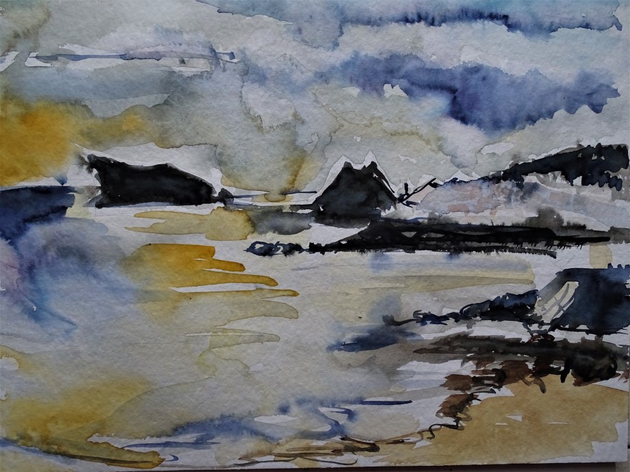 Azoren-Ozean-Aquarell-Nadia-Baumgart