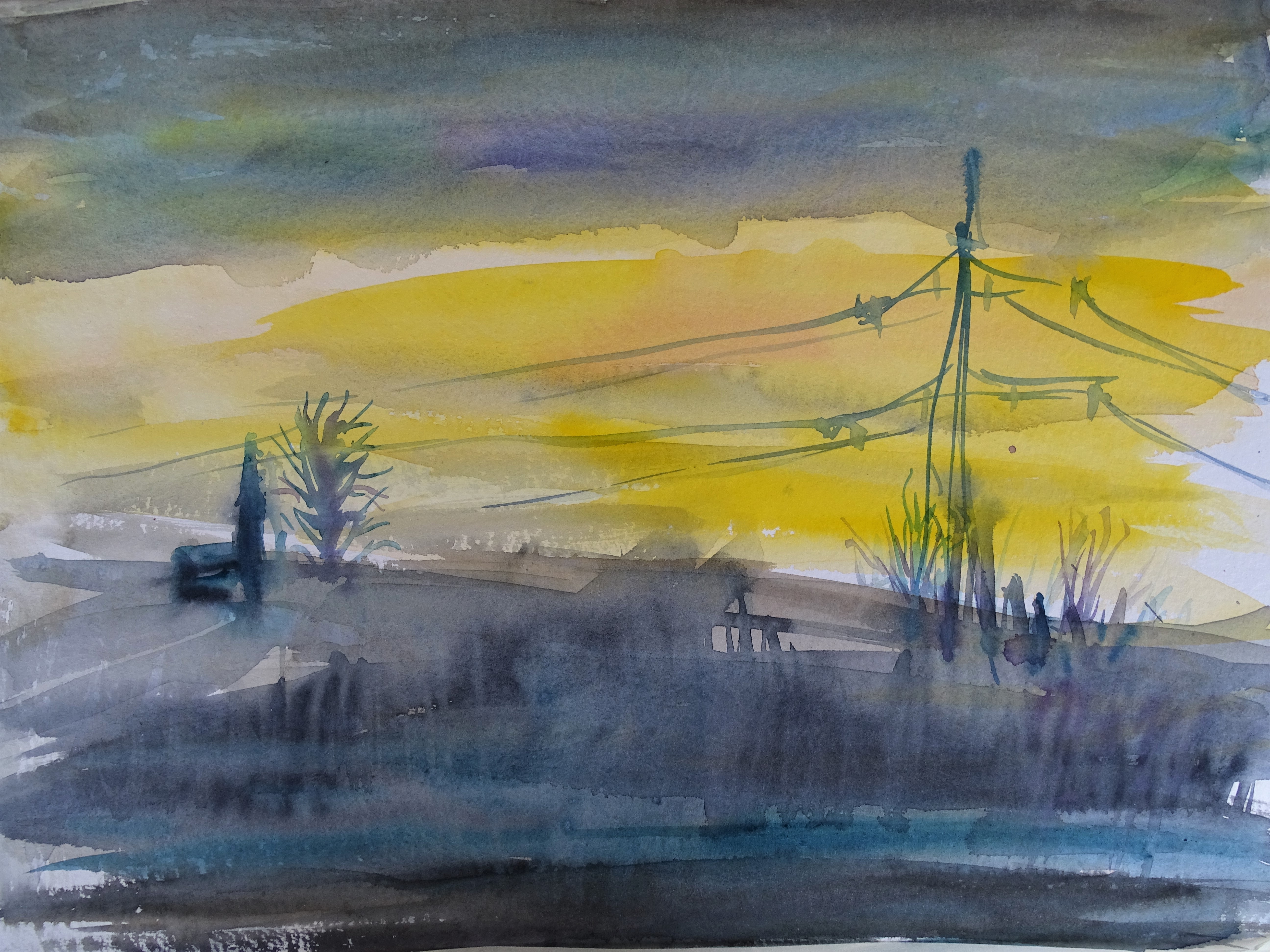 Landschaft-Aquarelle-Nadia-Baumgart