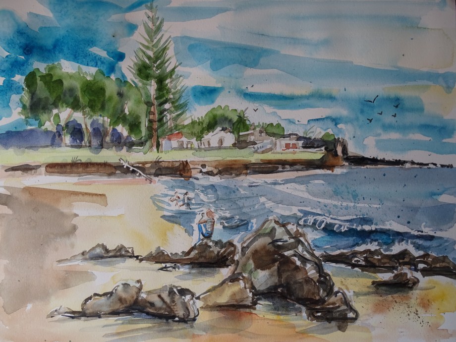 Gute-Laune-Azoren-Aquarell-Nadia-Baumgart