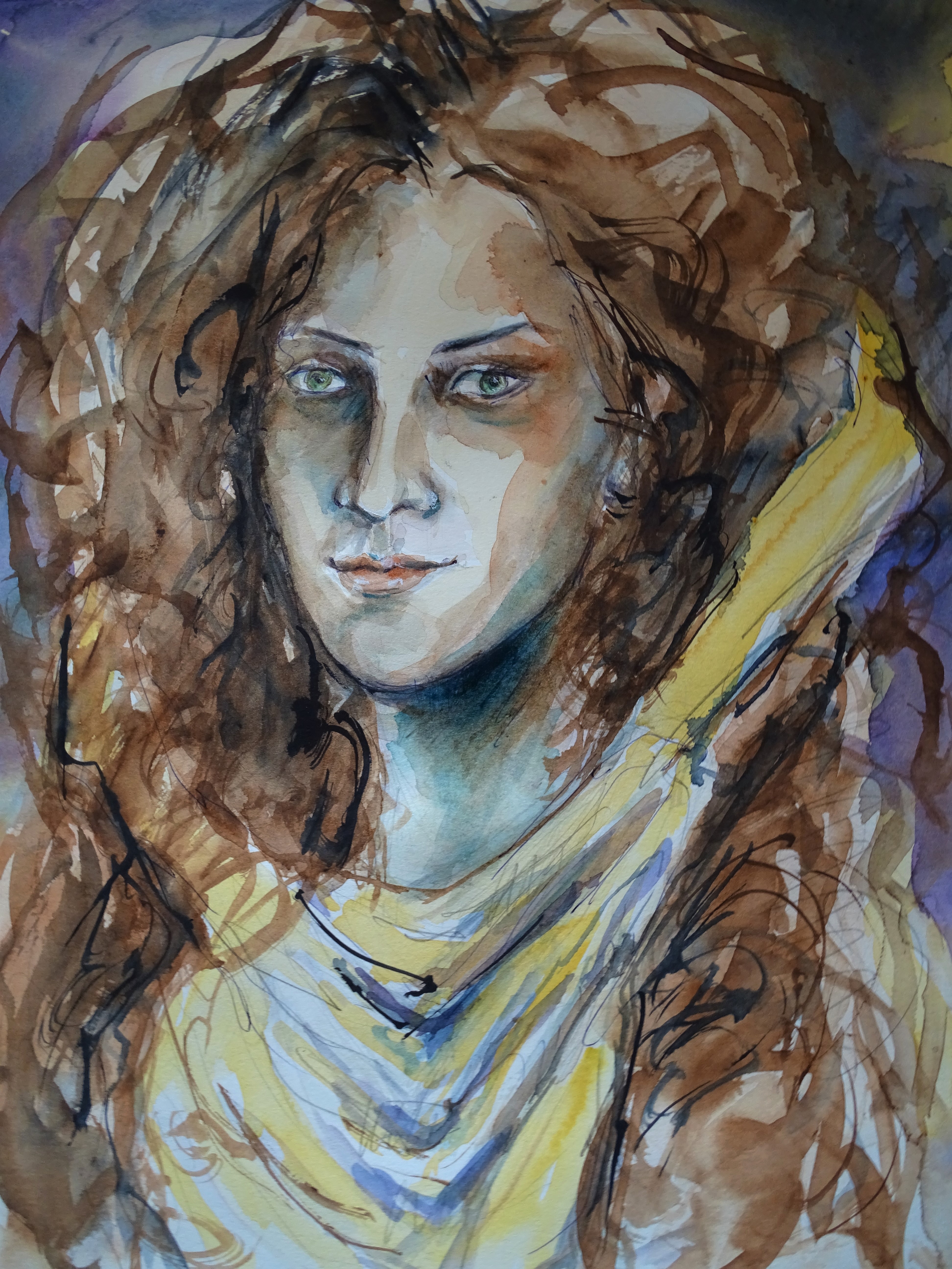 Syrisches-Maedchen-Aquarell-Nadia-Baumgart