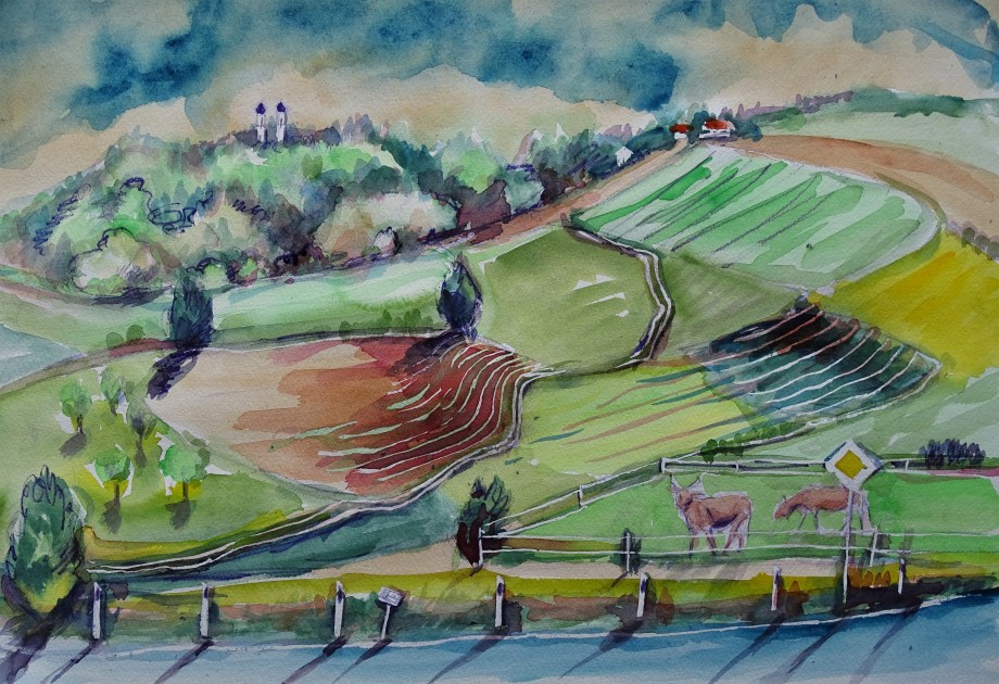 Pfarrkirchen_Aquarell_Nadia_Baumgart