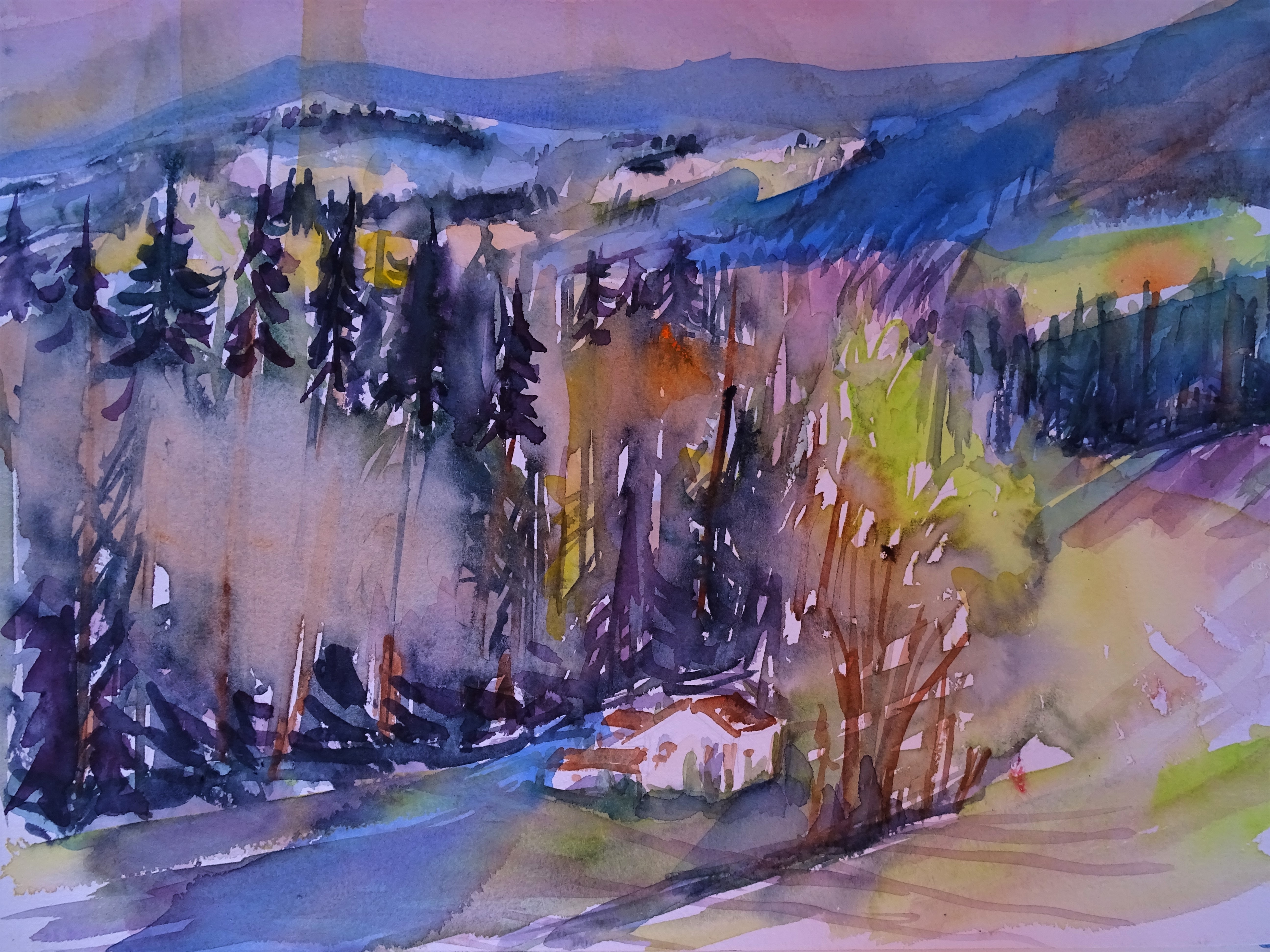 2-arnbruck-bayerischer-wald-aquarelle-nadia-baumgart