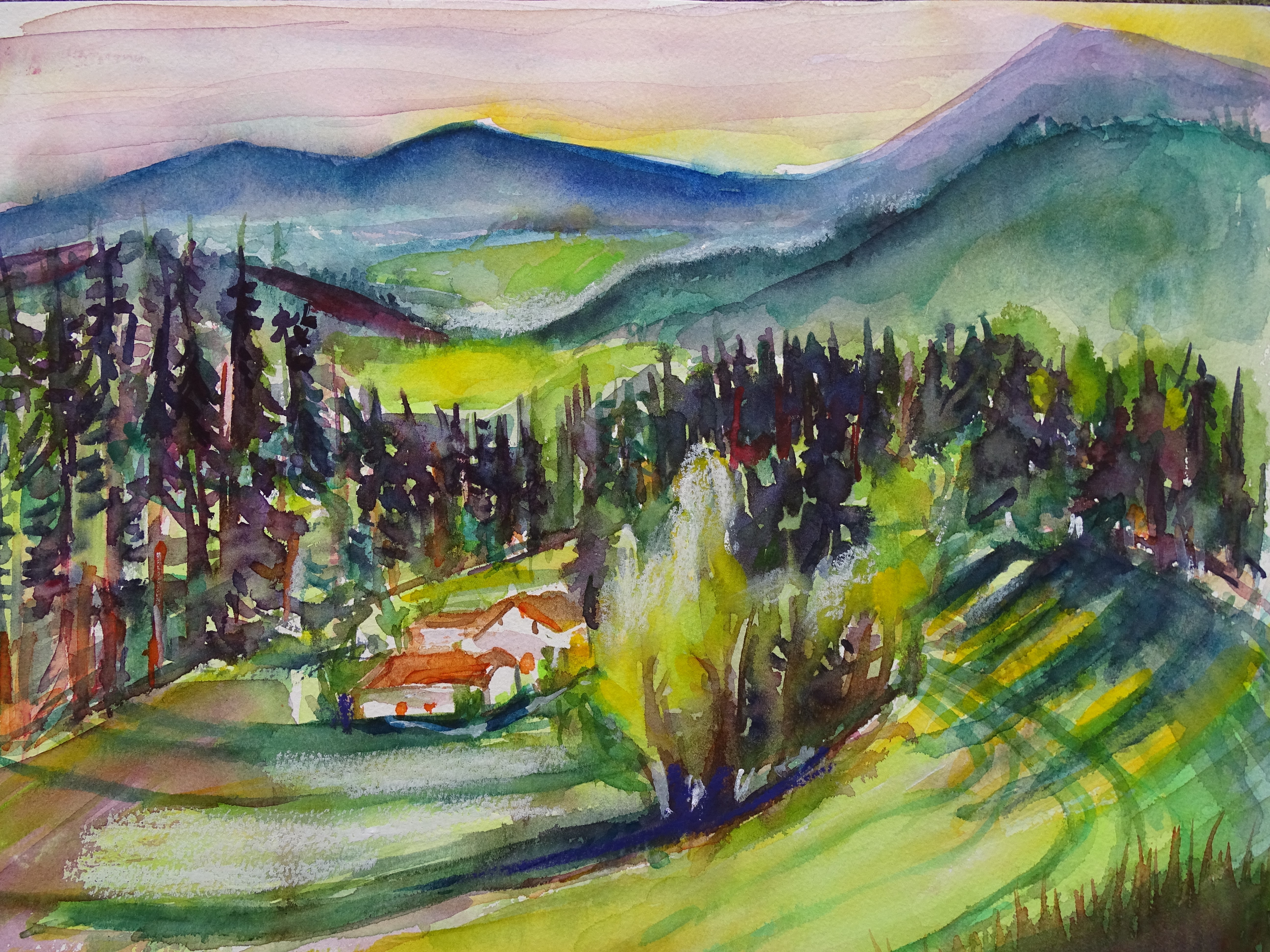 Das-Tal-Aquarelle-Nadia-Baumgart