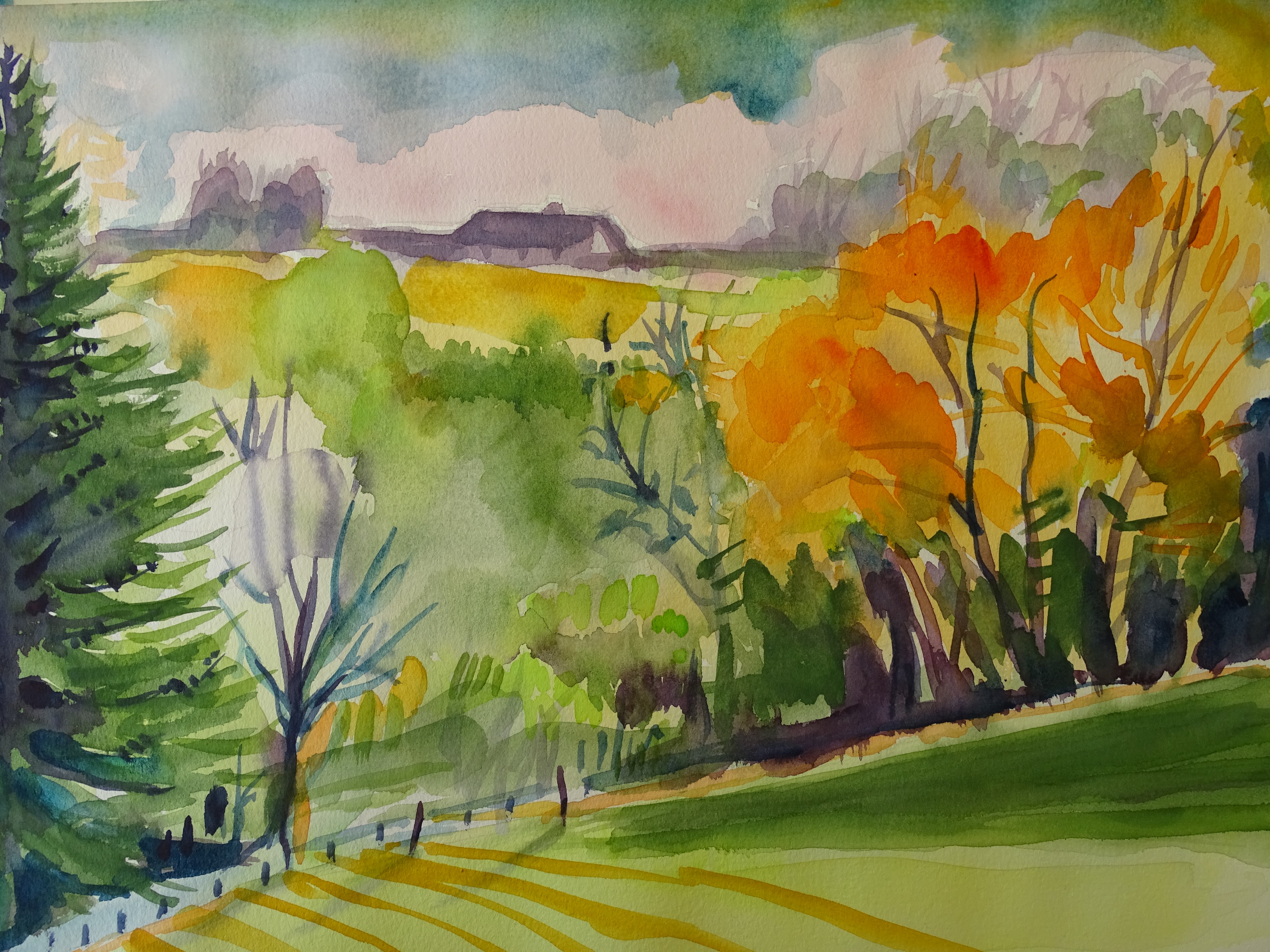 A-Rottaler-Landschaft-Aquarelle-Nadia-Baumgart