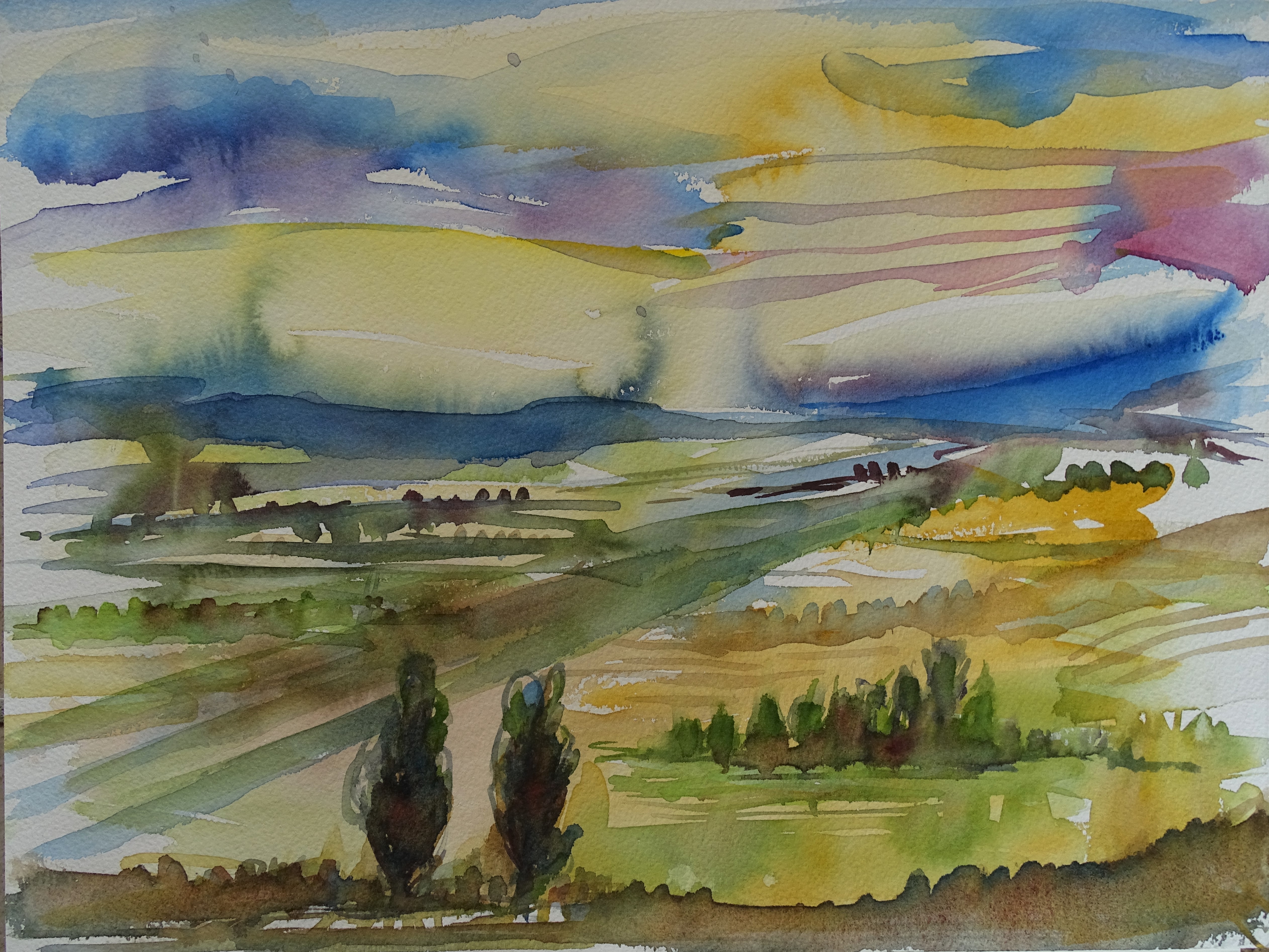 Inntal-Aquarelle-Nadia-Baumgart