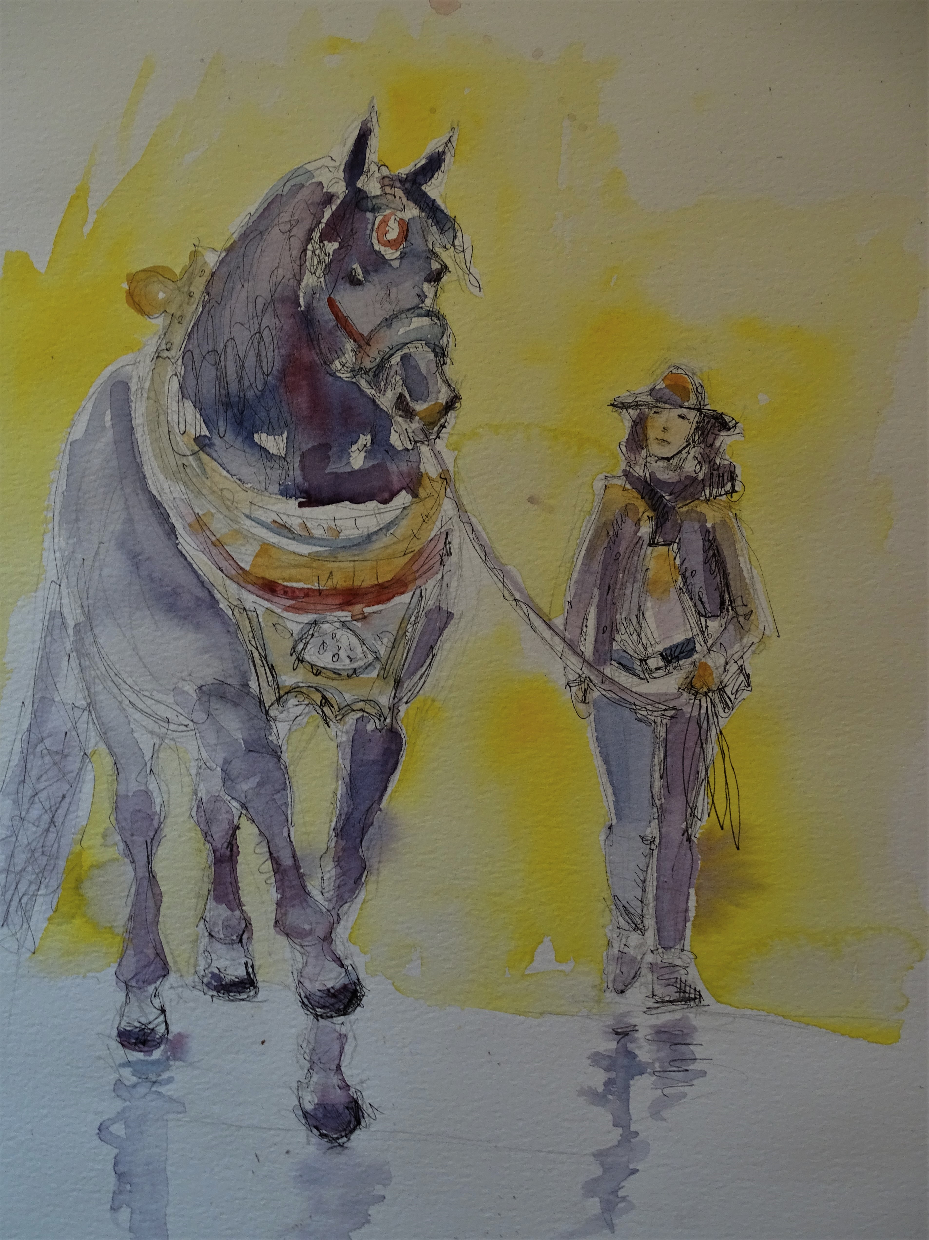 pferd-und-frau-kunst-nadia-baumgart