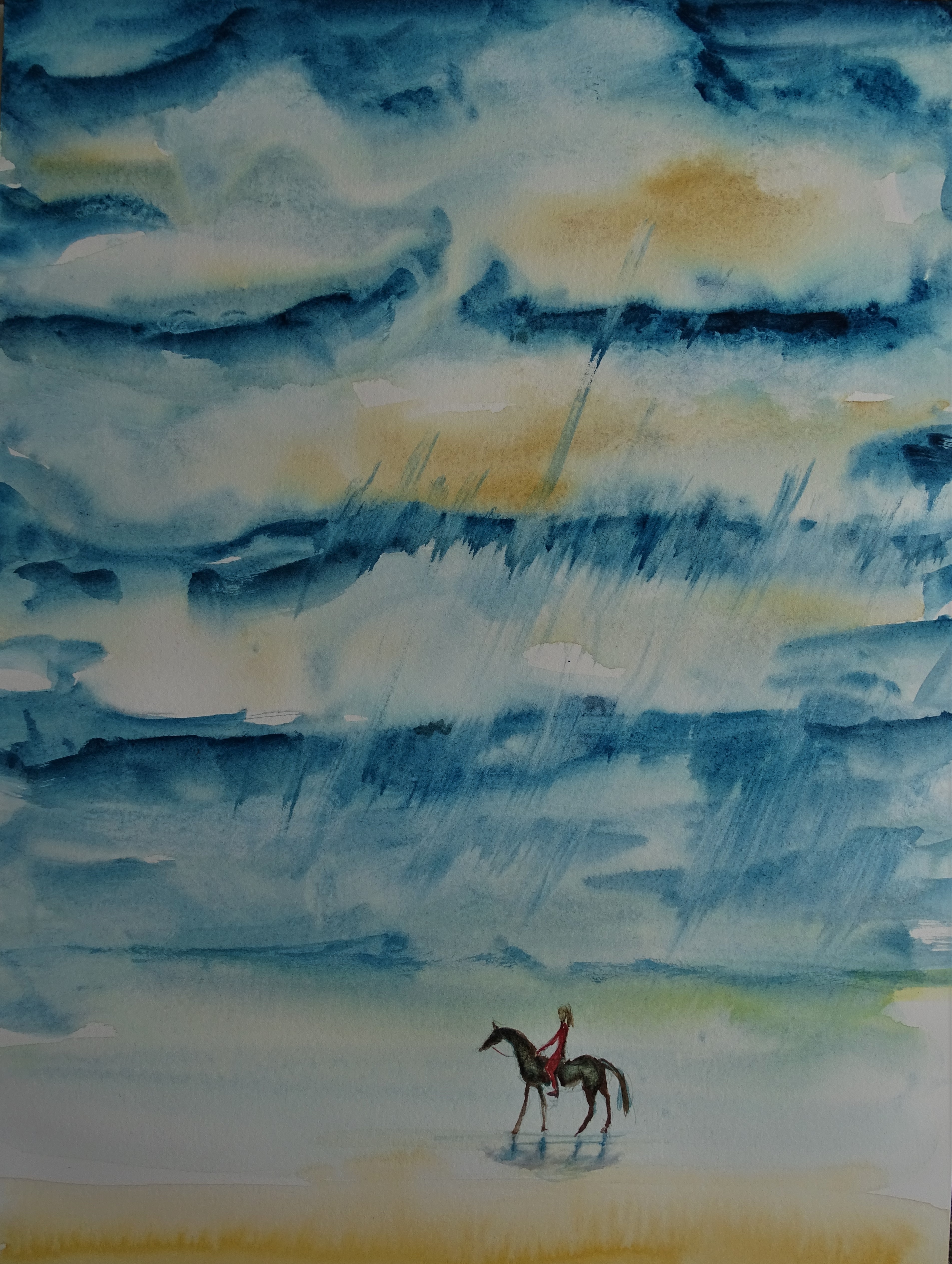 cowgirl_Aquarell_nadia_baumgart