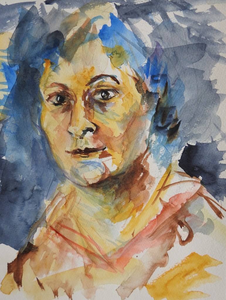 Autoportrait - Selbstportrait - Nadia Baumgart