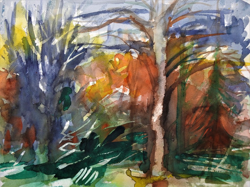 Aquarelle von Nadia Baumgart