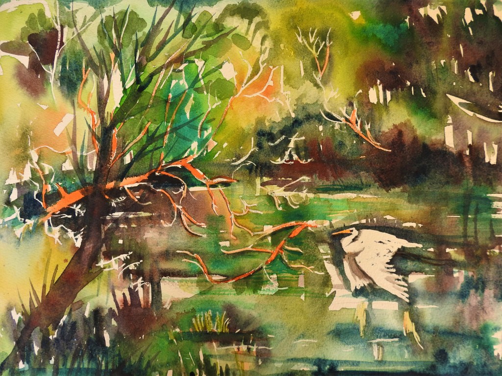 Rottaler Landschaften - Kunst im Rottal - Aquarelle in Bad Birnbach