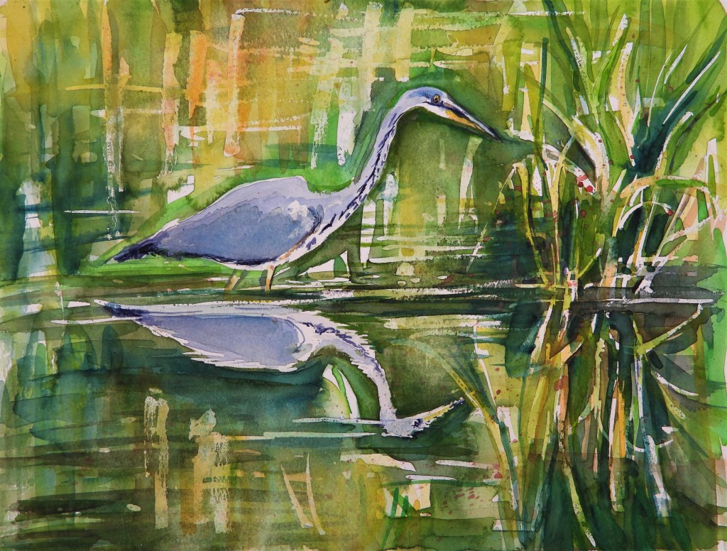 Aquarelle von Nadia Baumgart