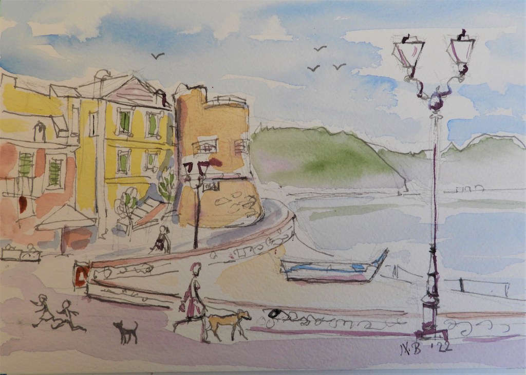 Skizzen und Tuschzeichnungen von Nadia Baumgart