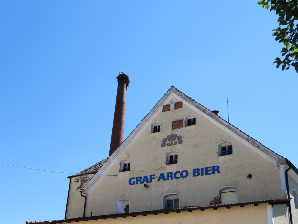 Störche Bad Birnbach Horst Brauereikamin