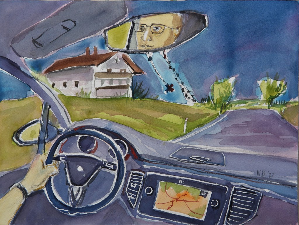 Aquarelle Kunst von Nadia Baumgart