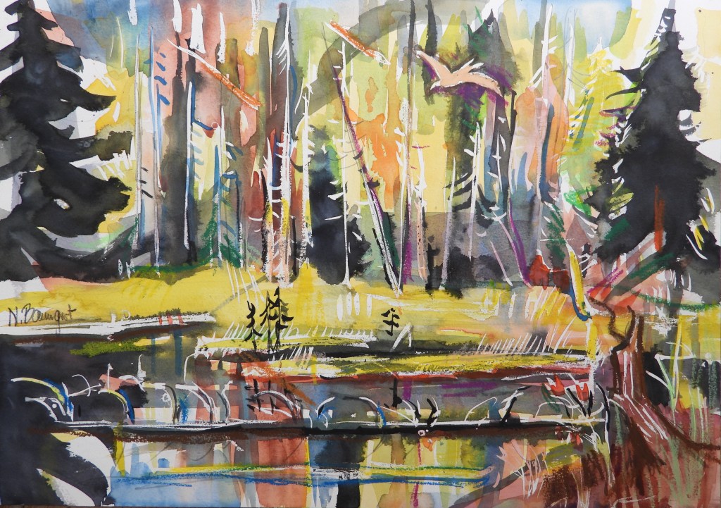 Schöne Aquarelle von Nadia Baumgart